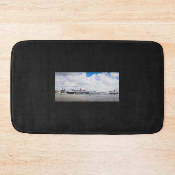 Item preview, Queen Mary 2 leaving the Cunard 175 celebration Long  designed and sold by RMSTitanicShop.