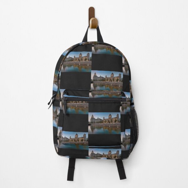 Item preview, Reflections of the three graces at dusk, Liverpool   designed and sold by RMSTitanicShop.