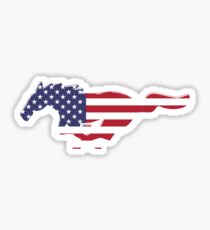 American Mustang Sticker