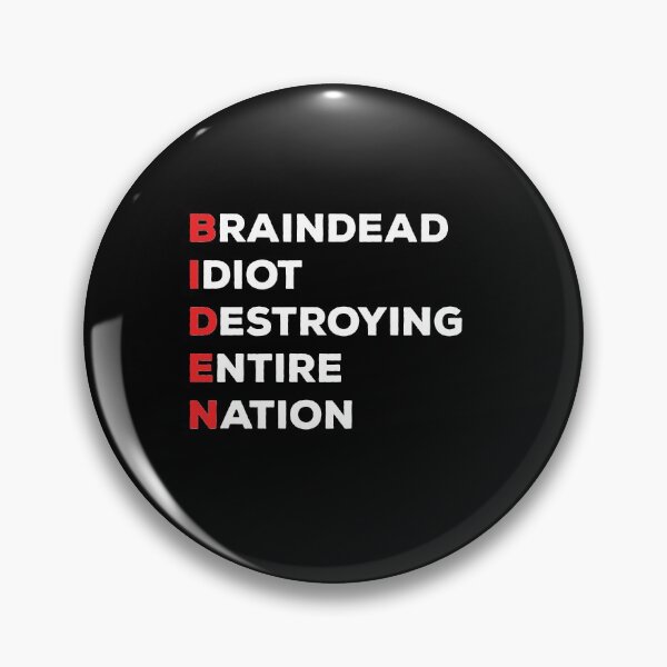 Item preview, Braindead Idiot Destroying Entire Nation Shirt, Anti Biden T Shirt, Politics Shirt Republicans Voter Anti Joe Biden T-Shirt designed and sold by aymob.