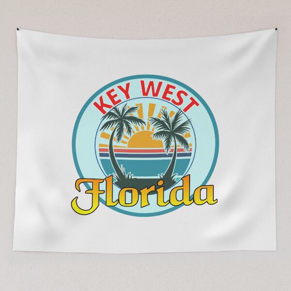 Artikelvorschau, Key West Florida Strand Sticker entworfen und verkauft von RGRamsey.