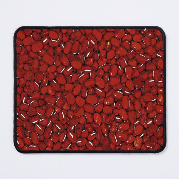 Item preview, Red Beans abstract color print vegetable designed and sold by artdragongift 15.