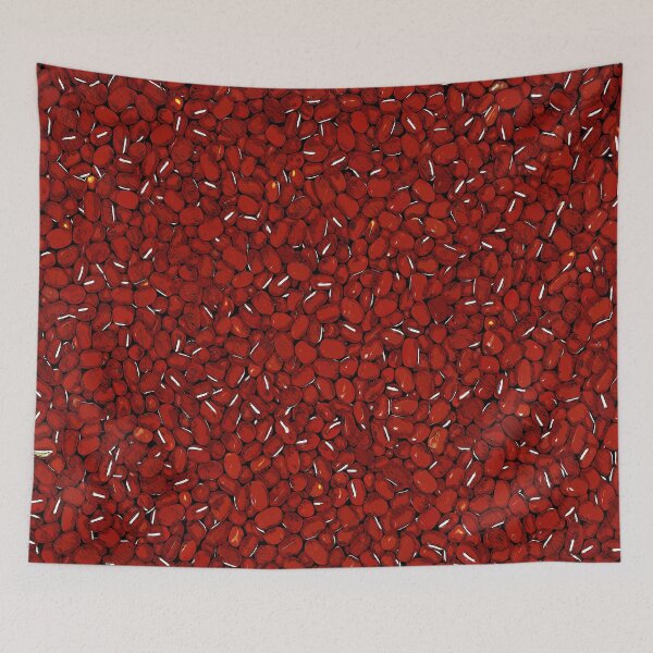 Item preview, Red Beans abstract color print vegetable designed and sold by artdragongift 15.