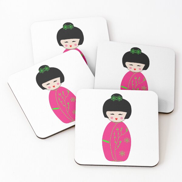 Item preview, Kokeshi Doll Art designed and sold by ArtCollectables.