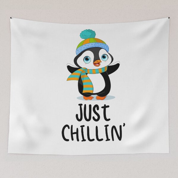 Item preview, Festive Winter Penguin  designed and sold by Designhub14.