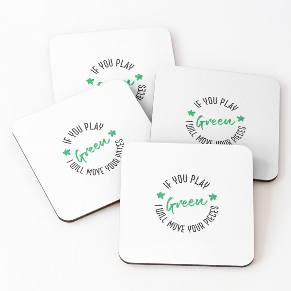 Item preview, If You Play Green I Will Move Your Pieces - Boardgames (on light) designed and sold by geekyT.