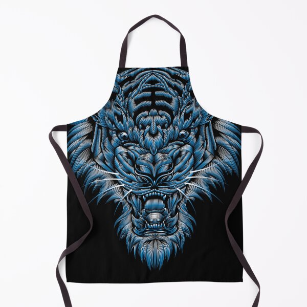 Item preview, Blue Maltese Tiger Head designed and sold by hockeng.