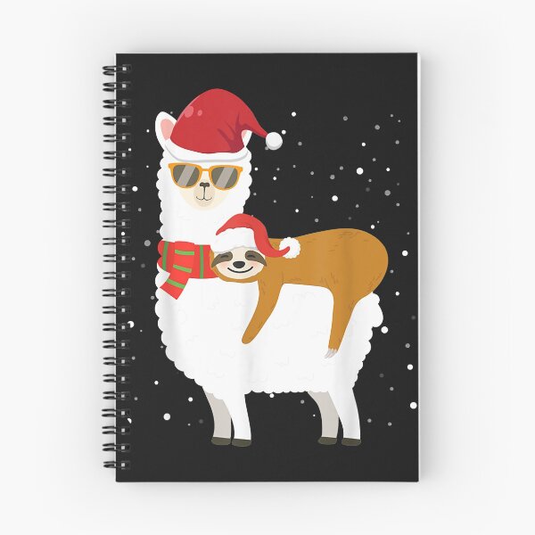 Item preview, Sloth Riding Llama Funny Santa Hat Christmas Pajama  designed and sold by NormaEng.
