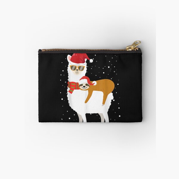 Item preview, Sloth Riding Llama Funny Santa Hat Christmas Pajama  designed and sold by NormaEng.
