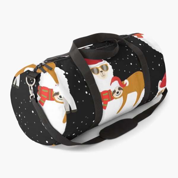 Item preview, Sloth Riding Llama Funny Santa Hat Christmas Pajama designed and sold by NormaEng.
