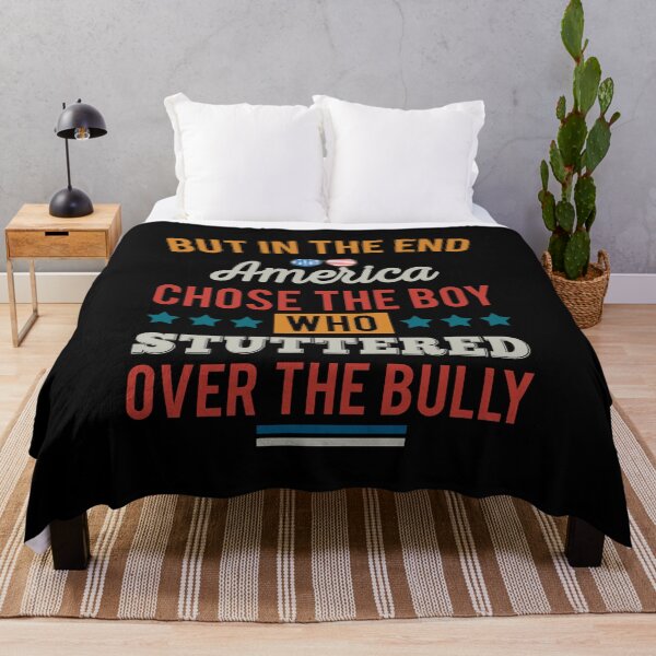 Item preview, But In The End, America Chose The Boy Who Stuttered Funny T-Shirt designed and sold by aymob.