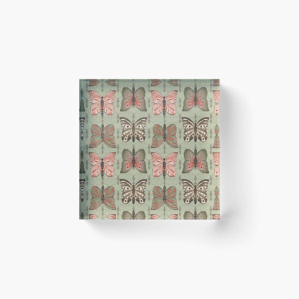 Item preview, Butterflies in green designed and sold by Lilac Blooms Designs.