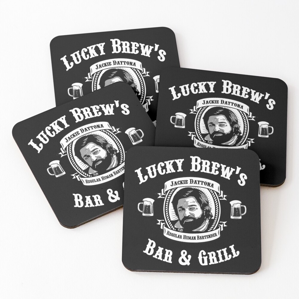 JACKIE DAYTONA'S Coasters (Set of 4)
