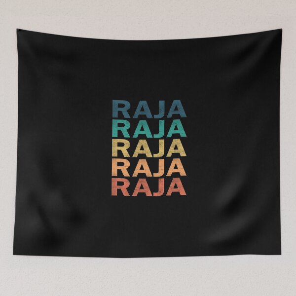Item preview, Raja Name T Shirt - Raja Vintage Retro Raja Name Gift Item Tee designed and sold by mackpatsy.