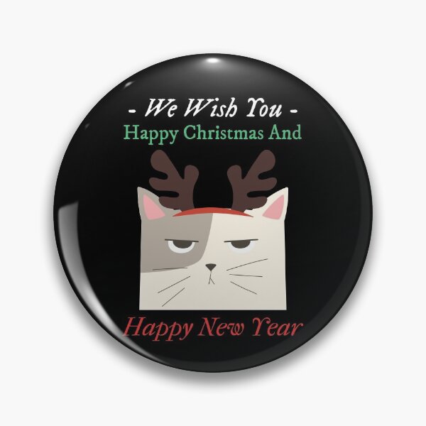Item preview, We Wish You Happy Christmas And Happy New Year - Twenty-Second Cute Christmas Pet | Merry Christmas designed and sold by Polariszero.
