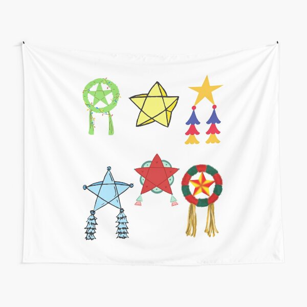 "Philippine Christmas Lanterns Sticker Pack" Tapestry for Sale by ecdato  Redbubble