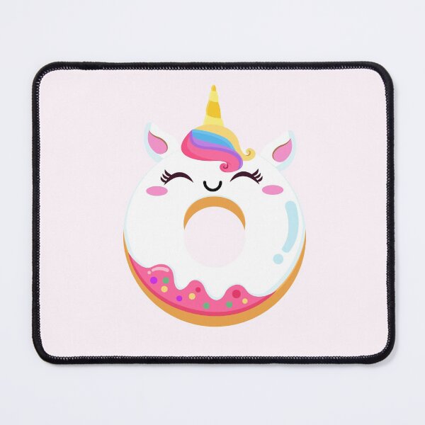Item preview, Unicorn Donut Rainbow White Sprinkle Glazed Fantasy Animal Dessert  designed and sold by Simplyy  Unique.