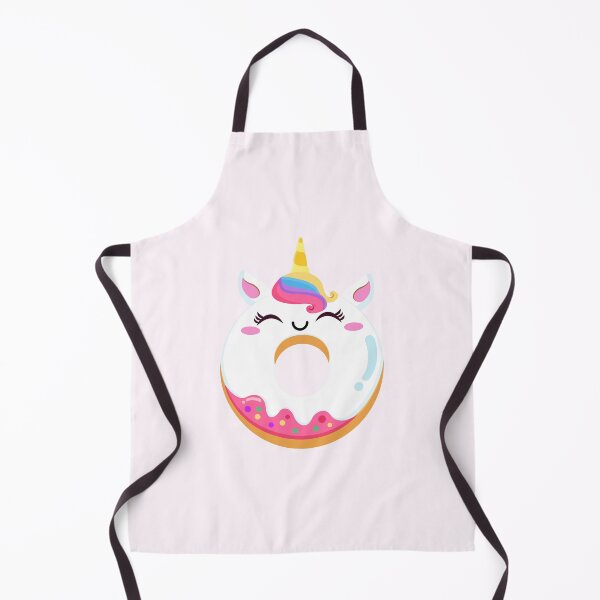 Artikelvorschau, Unicorn Donut Rainbow White Sprinkle Glazed Fantasy Animal Dessert entworfen und verkauft von Simplyy Unique.