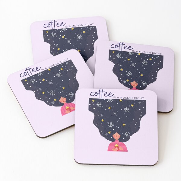 Item preview, Coffee is a human right designed and sold by 2-Of-A-Kind.