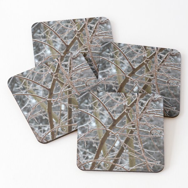 Item preview, Bush Branches Coated with Ice in Winter designed and sold by JariHawk.