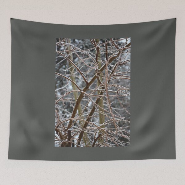 Item preview, Bush Branches Coated with Ice in Winter designed and sold by JariHawk.
