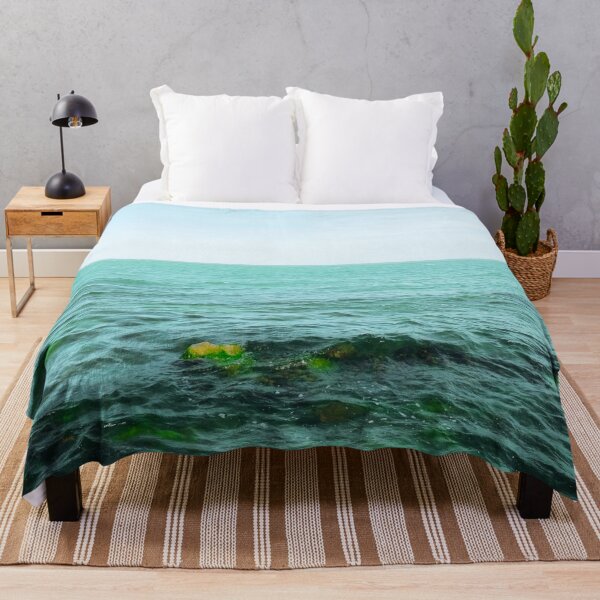 Item preview, Wavy Black Sea with some underwater stones designed and sold by helenkaiy.