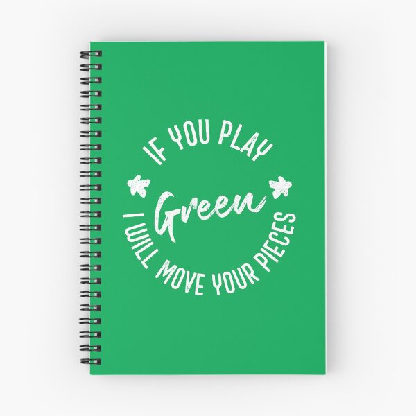 Item preview, If You Play Green I Will Move Your Pieces - Boardgames (on green) designed and sold by geekyT.