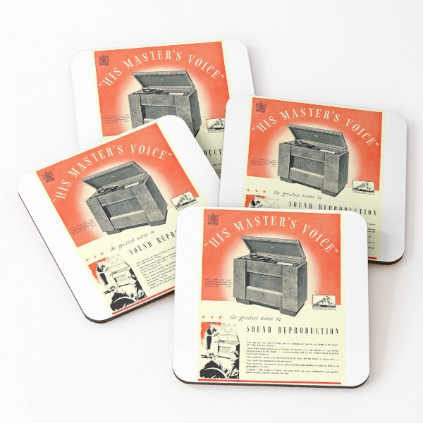 Item preview, A Vintage HMV His Master's Voice advert from 1938 designed and sold by Random Railways.
