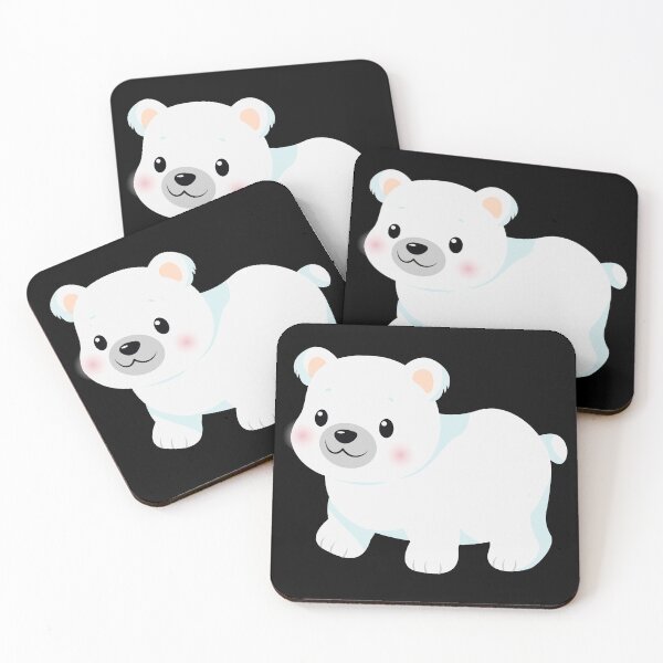 Item preview, Polar Bear Cute Baby White Little Arctic Animals designed and sold by Simplyy  Unique.