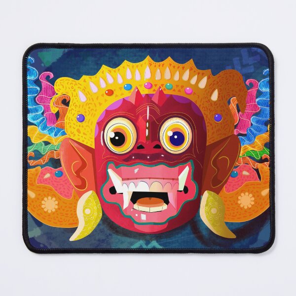 Item preview, Exotic Indonesia Balinese Mask Design designed and sold by Art Without Curves.