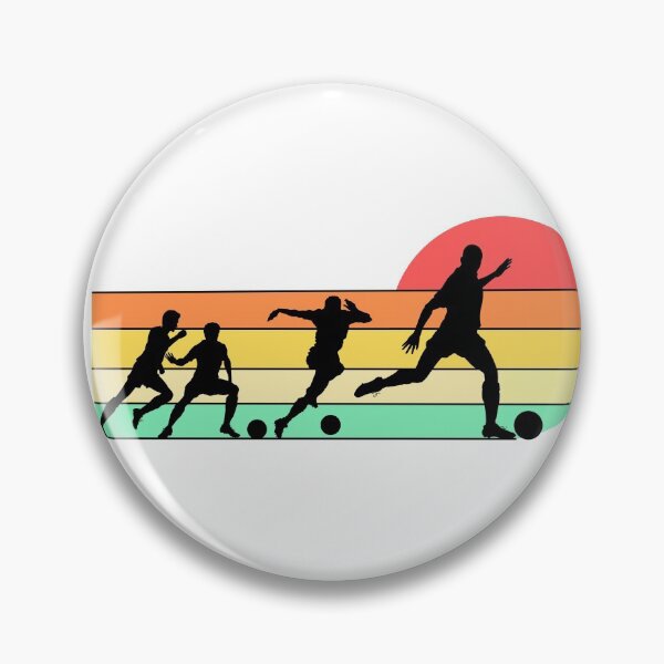Item preview, soccer retro sunset shirt designed and sold by bonus24.