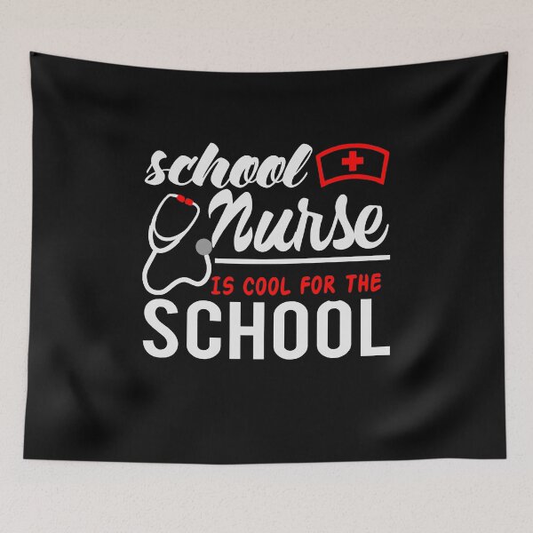 Item preview, School Nurse is Cool for the School designed and sold by AuroraApparel.