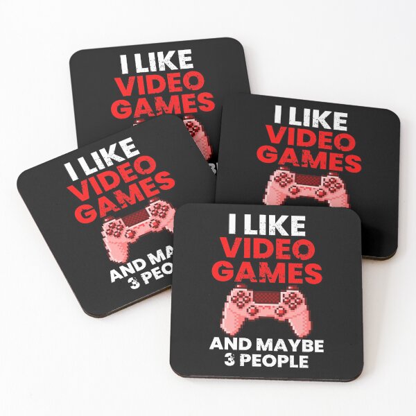 Item preview, I Like Videogames and Maybe 3 People designed and sold by FNStuff.