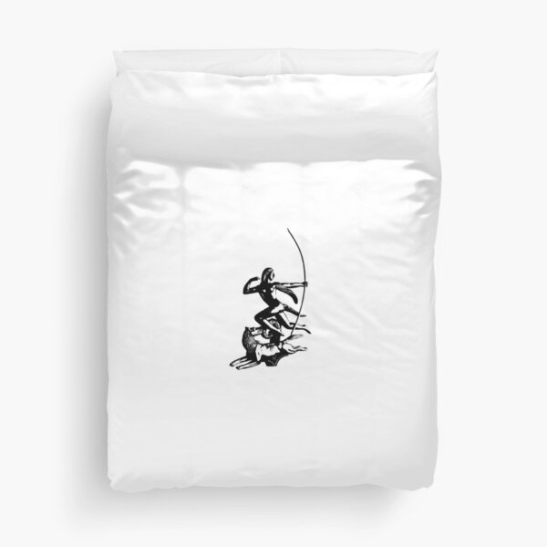Diana Running with Wolf Duvet Cover