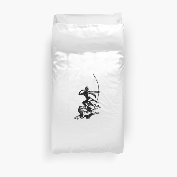 Diana Running with Wolf Duvet Cover