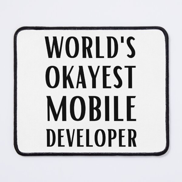 Item preview, World's Okayest Full Stack Developer designed and sold by Valuential.