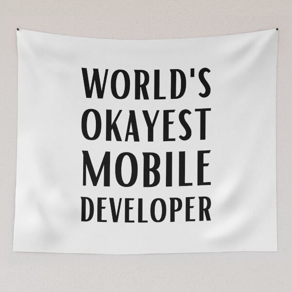 Item preview, World's Okayest Full Stack Developer designed and sold by Valuential.