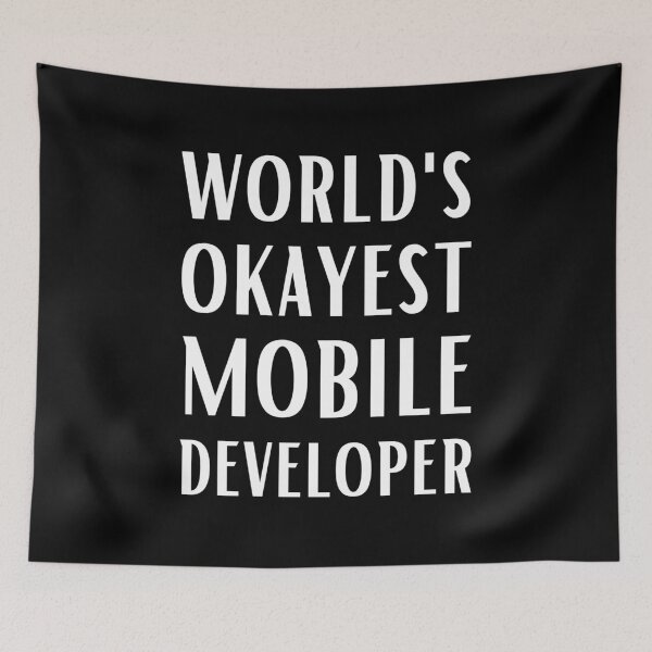 Item preview, World's Okayest Full Stack Developer designed and sold by Valuential.