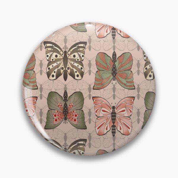 Item preview, Butterflies in peach designed and sold by Lilac Blooms Designs.