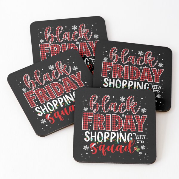 Item preview, Friday Shopping Squad Santa Plaid Family Black Christmas Pullover Hoodie designed and sold by georgiab491mic.