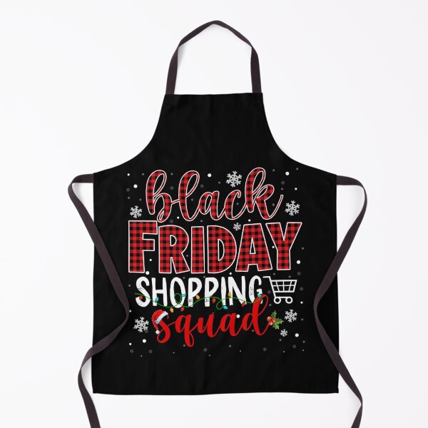 Item preview, Friday Shopping Squad Santa Plaid Family Black Christmas Pullover Hoodie designed and sold by georgiab491mic.