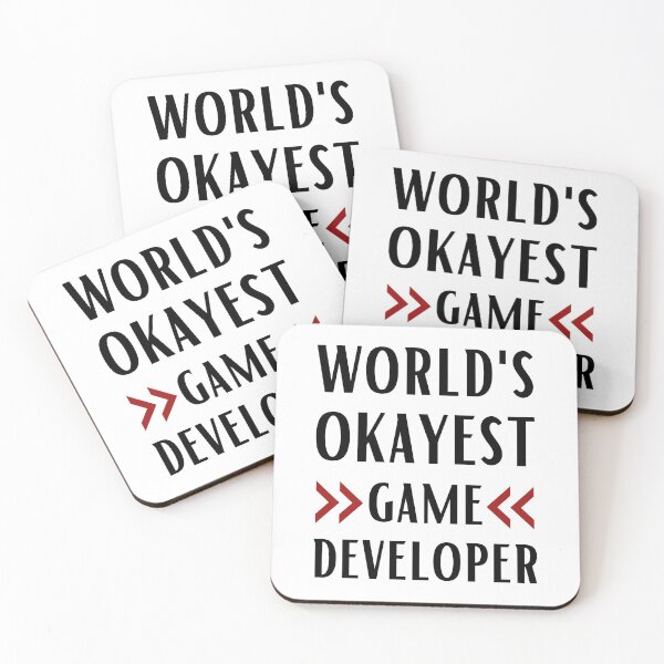Item preview, World's Okayest Game Developer designed and sold by Valuential.