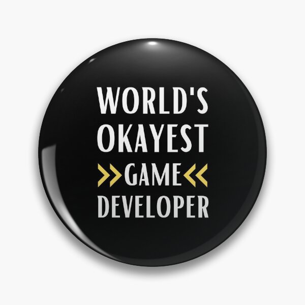 Item preview, World's Okayest Game Developer designed and sold by Valuential.