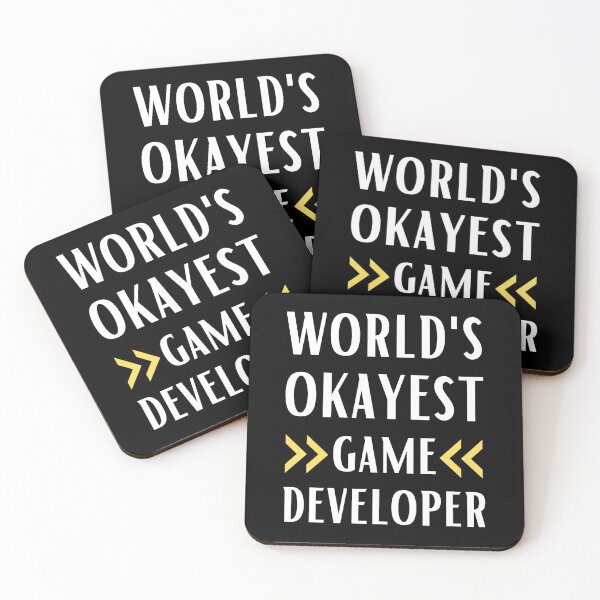 Item preview, World's Okayest Game Developer designed and sold by Valuential.