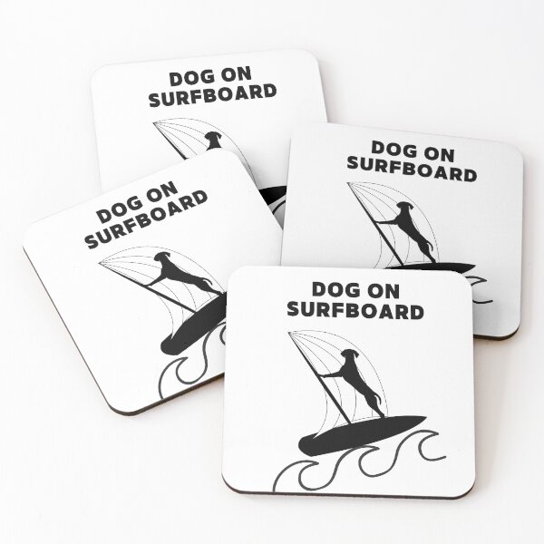 Item preview, DOG ON SURFBOARD designed and sold by LaBelleMaison.