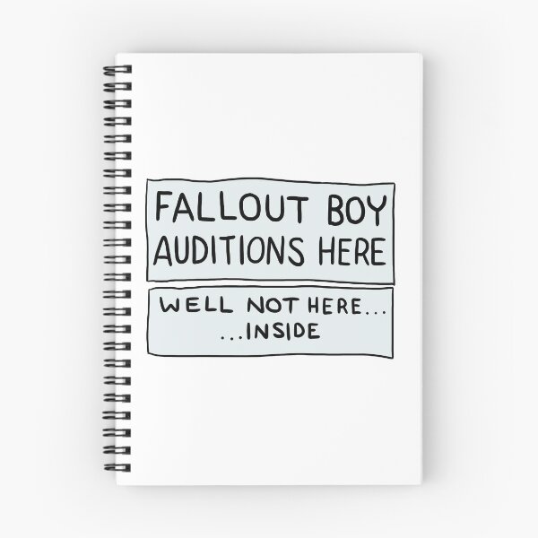 Item preview, Fallout Boy Auditions designed and sold by mxllytxmms.