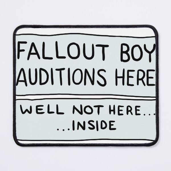 Item preview, Fallout Boy Auditions designed and sold by mxllytxmms.