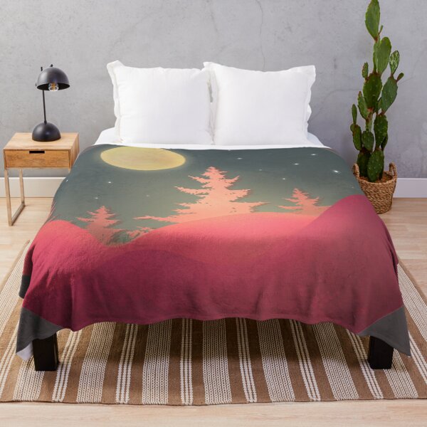 Item preview, Moon above the mountain tops designed and sold by NoahDea.