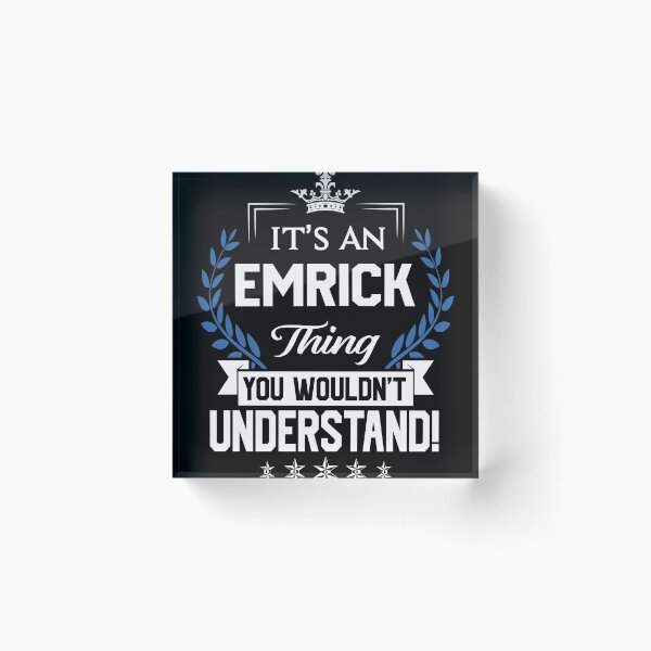 Item preview, Emrick Name T Shirt - Emrick Things Name 2 Gift Item Tee designed and sold by artiagasonya.