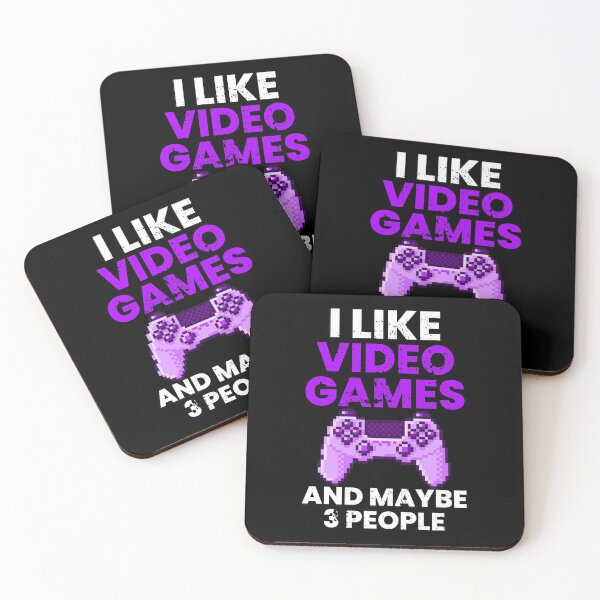 Item preview, I Like Videogames and Maybe 3 People designed and sold by FNStuff.